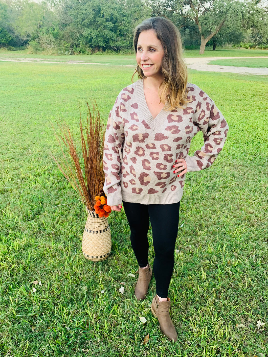 Love Latte Cheetah Sweater