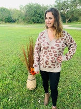 Load image into Gallery viewer, Love Latte Cheetah Sweater
