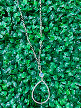 Load image into Gallery viewer, Pink Panache Double Chain Teardrop Toggle Necklace
