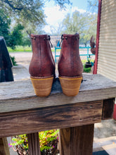 Load image into Gallery viewer, Swifton Cognac Distressed Bootie
