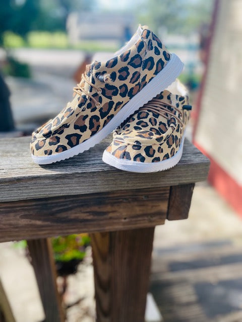 Leopard Slide On Sneaker