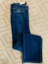 Load image into Gallery viewer, Hi Waist Slit Hem Slim Bootcut Jean
