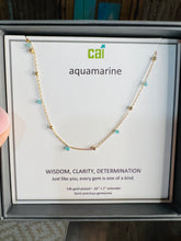 Load image into Gallery viewer, Satellite Gemstone Necklace
