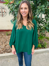 Load image into Gallery viewer, Hunter Green Favorite Top
