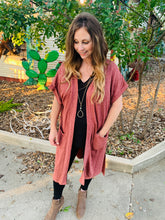 Load image into Gallery viewer, Ribbed Short Sleeve Cardigan

