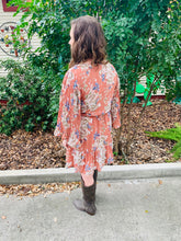 Load image into Gallery viewer, Terra Cotta Floral Dress
