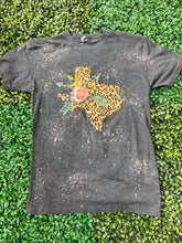 Load image into Gallery viewer, Texas Cheetah Bleached Tee
