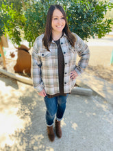 Load image into Gallery viewer, Sage Plaid Shacket
