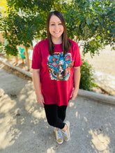 Load image into Gallery viewer, Serape Cactus Colorful Tee
