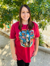Load image into Gallery viewer, Serape Cactus Colorful Tee

