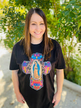 Load image into Gallery viewer, Colorful Our Lady of Guadalupe Tee
