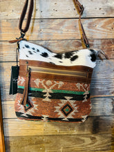 Load image into Gallery viewer, Midwest Aztec Hide Crossbody Bag
