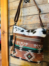 Load image into Gallery viewer, Midwest Aztec Hide Crossbody Bag
