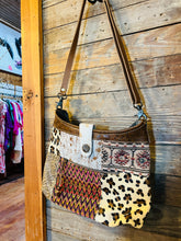 Load image into Gallery viewer, Colorful Cheetah Cowprint Shoulder Bag
