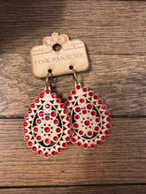 Load image into Gallery viewer, Santa Fe Red Earrings
