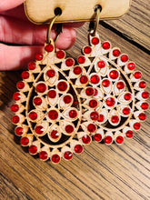 Load image into Gallery viewer, Santa Fe Red Earrings

