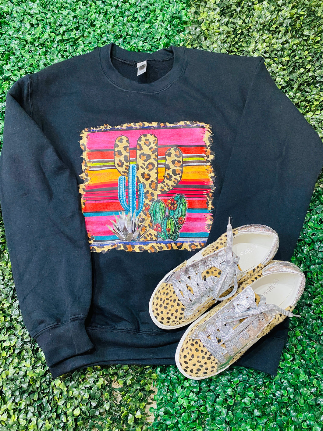 Colorful Cactus Sweatshirt