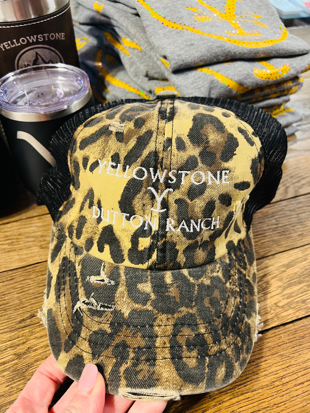 Cheetah Dutton Ranch Cap