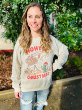 Load image into Gallery viewer, Howdy Christmas Graphic Sweatshirt

