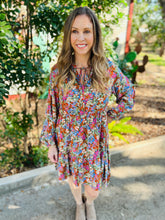 Load image into Gallery viewer, Rust Floral Dress
