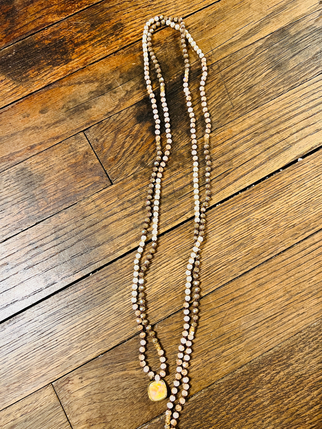 Pearl and Mauve Necklace