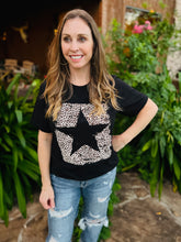 Load image into Gallery viewer, Leopard Star Tee
