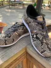 Load image into Gallery viewer, Snakeskin V Sneakers
