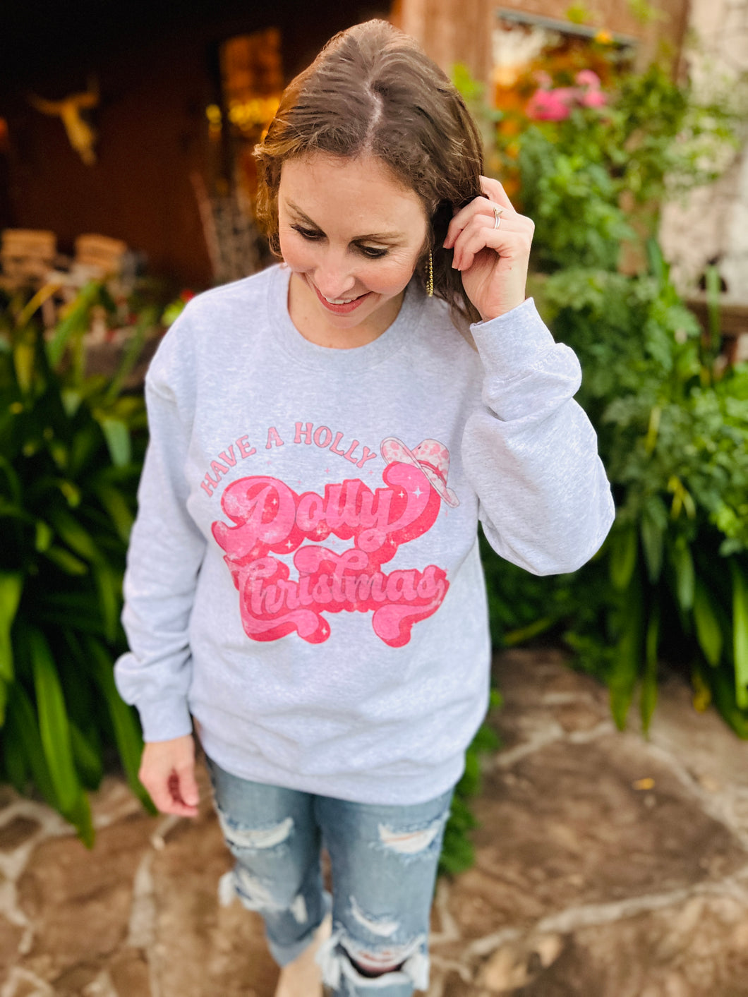 Have a Holly Dolly Christmas Sweatshirt