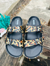 Load image into Gallery viewer, Leopard Platform Sandal
