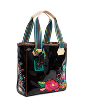 Load image into Gallery viewer, Consuela Playa Poppy Black Tote
