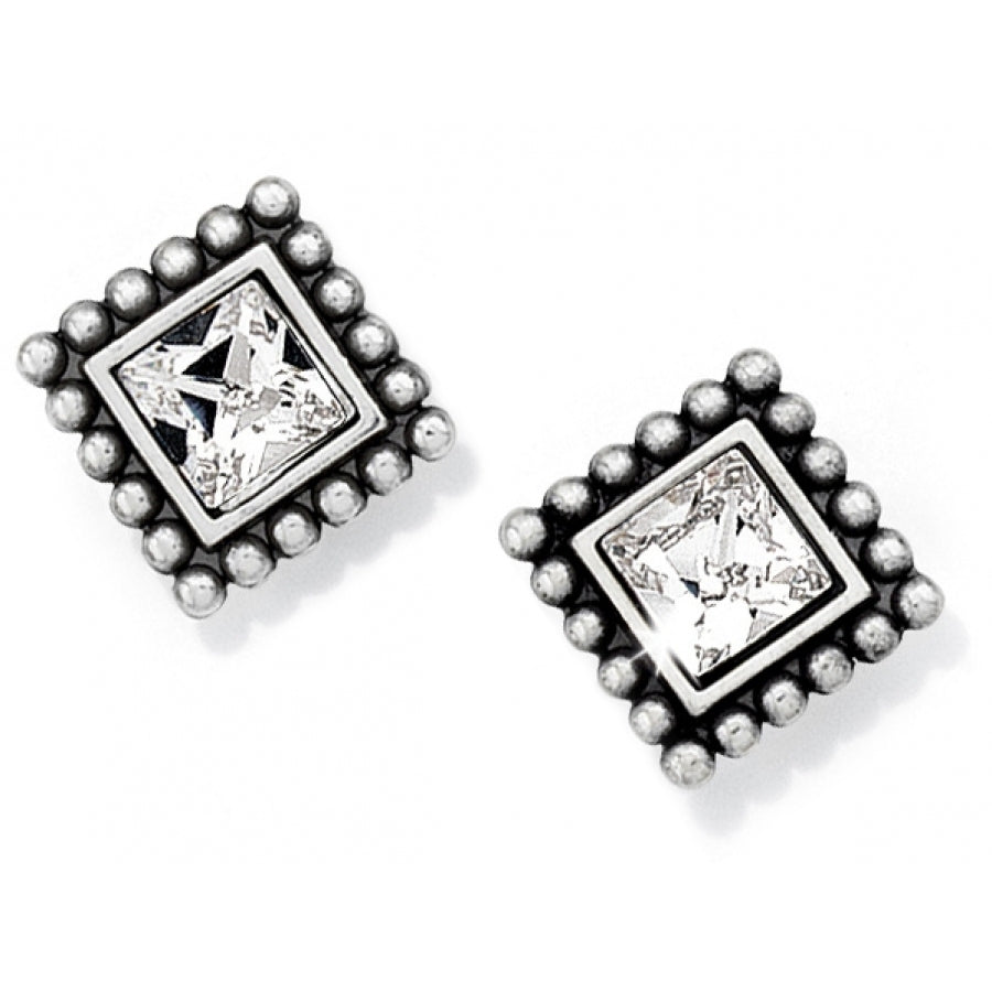 J20602 Square Sparkle Earrings
