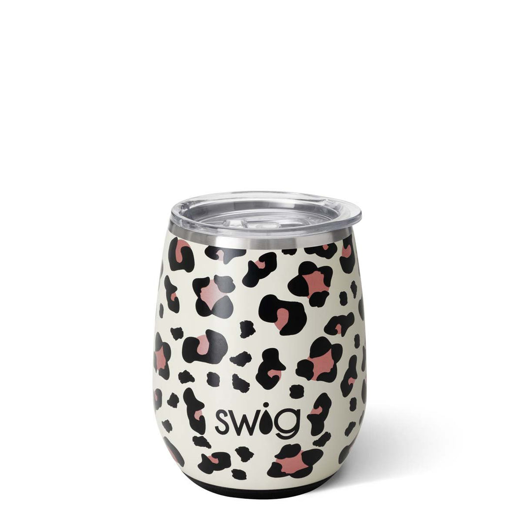 Luxy Leopard Stemless Wine Cup